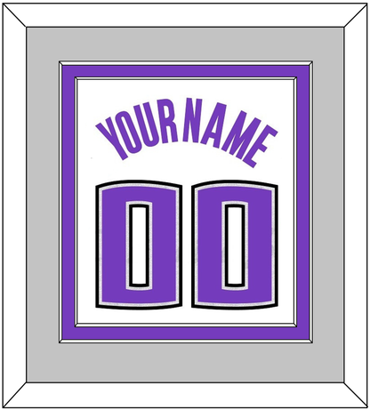 Sacramento Name & Number - Home White (2014-2016) - Signature Tier 4