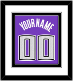 Sacramento Name & Number - Road Purple (2014-2016) - Double Mat 2