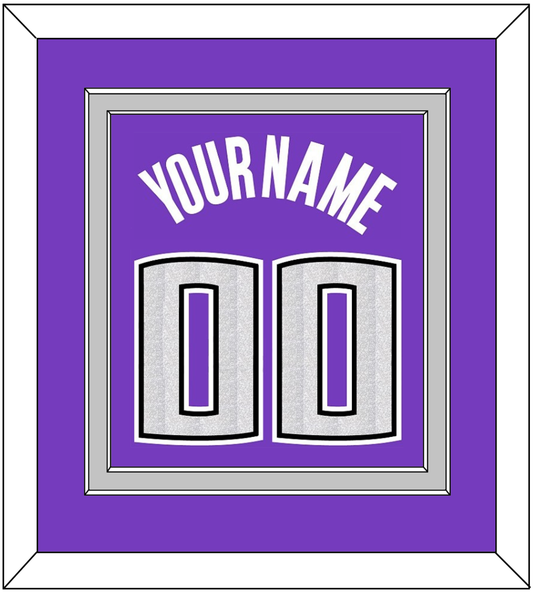 Sacramento Name & Number - Road Purple (2014-2016) - Signature Tier 3