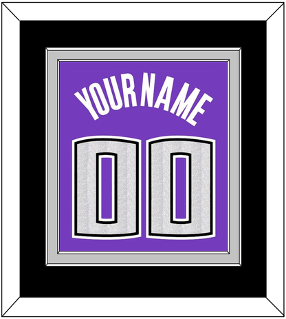 Sacramento Name & Number - Road Purple (2014-2016) - Signature Tier 4