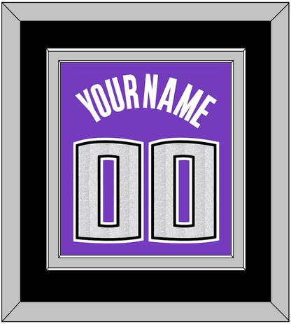Sacramento Name & Number - Road Purple (2014-2016) - Signature Tier 4
