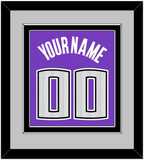 Sacramento Name & Number - Road Purple (2014-2016) - Double Mat 5