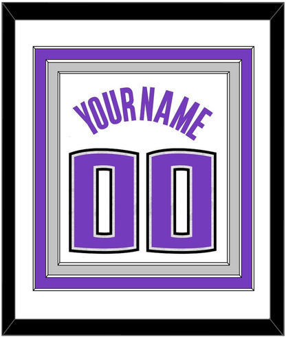 Sacramento Name & Number - Home White (2014-2016) - Premier Tier 1