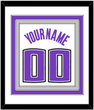 Sacramento Name & Number - Home White (2014-2016) - Triple Mat 1