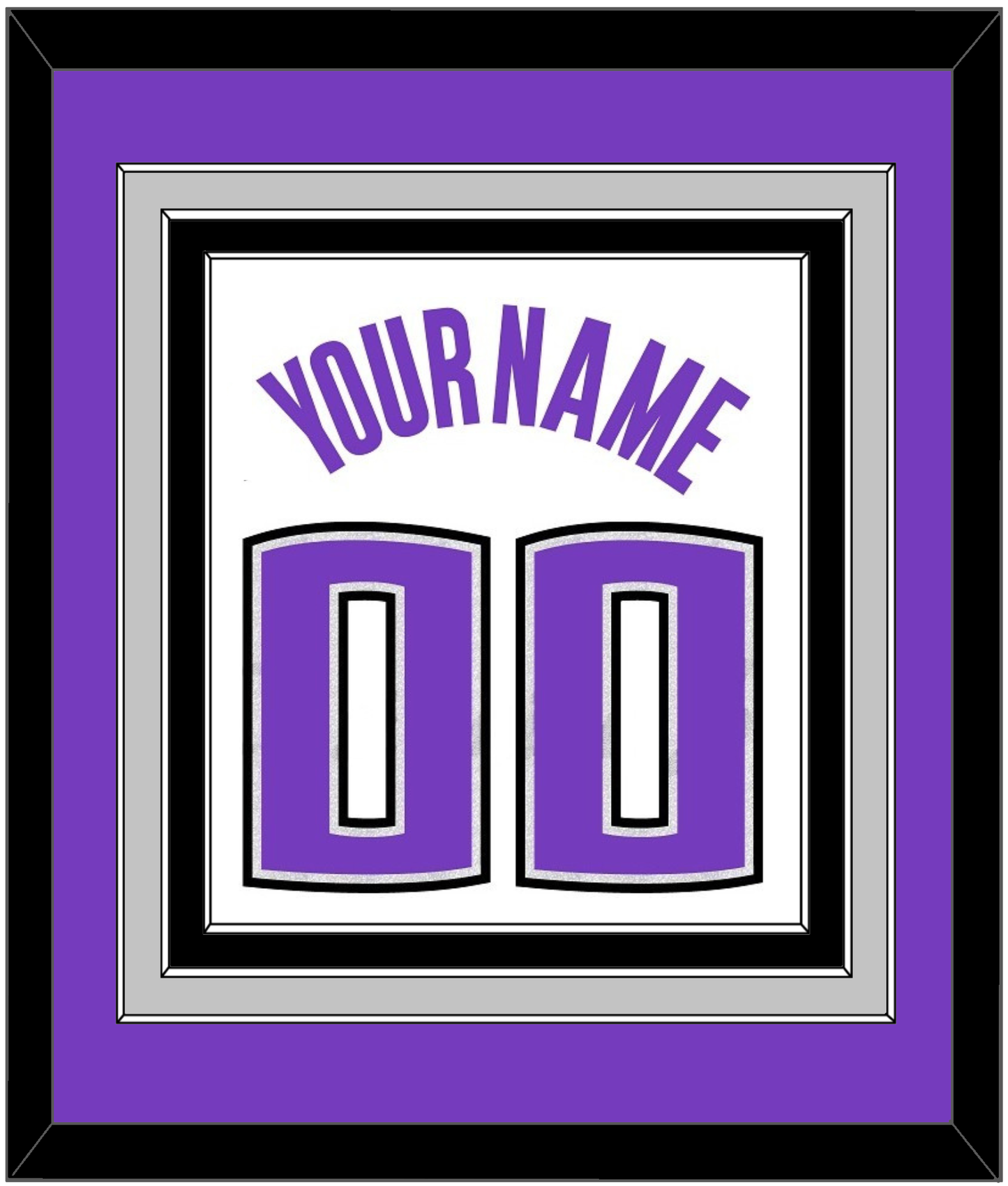 Sacramento Name & Number - Home White (2014-2016) - Premier Tier 2