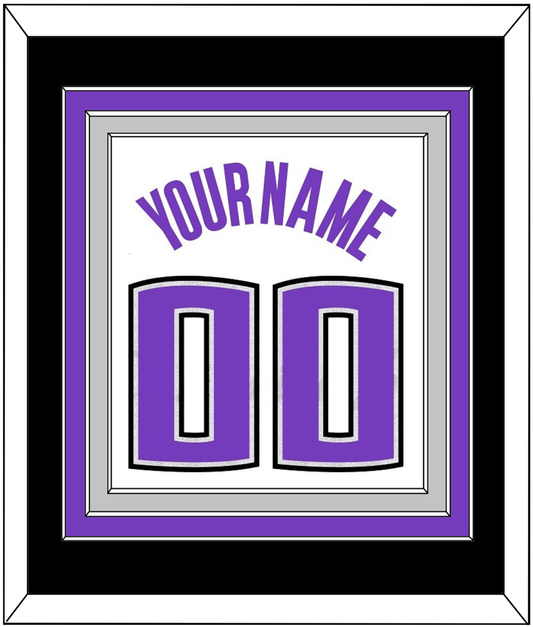 Sacramento Name & Number - Home White (2014-2016) - Premier Tier 3