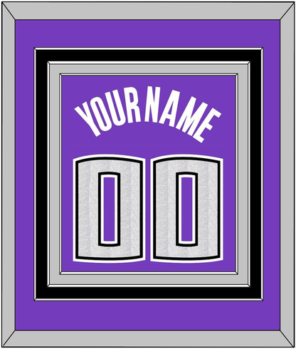 Sacramento Name & Number - Road Purple (2014-2016) - Premier Tier 2