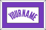 Sacramento Name - Home Purple (2014-2016) - Single Mat 1