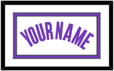 Sacramento Name - Home White (2014-2016) - Double Mat 1