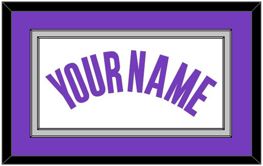 Sacramento Name - Home White (2014-2016) - Signature Tier 2
