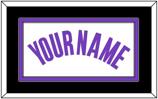 Sacramento Name - Home White (2014-2016) - Signature Tier 3