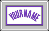 Sacramento Name - Home White (2014-2016) - Double Mat 4