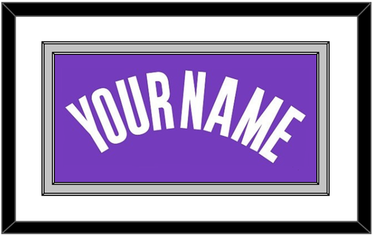 Sacramento Name - Road Purple (2014-2016) - Signature Tier 1