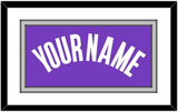 Sacramento Name - Road Purple (2014-2016) - Double Mat 1