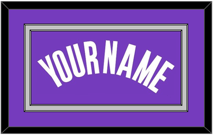 Sacramento Name - Road Purple (2014-2016) - Signature Tier 2