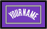 Sacramento Name - Road Purple (2014-2016) - Double Mat 2