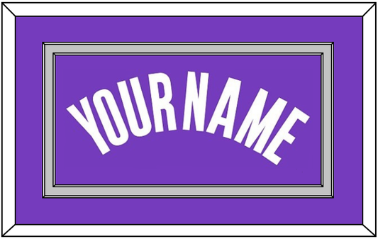 Sacramento Name - Road Purple (2014-2016) - Signature Tier 2