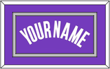 Sacramento Name - Road Purple (2014-2016) - Double Mat 2