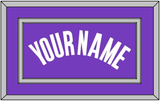 Sacramento Name - Road Purple (2014-2016) - Double Mat 2