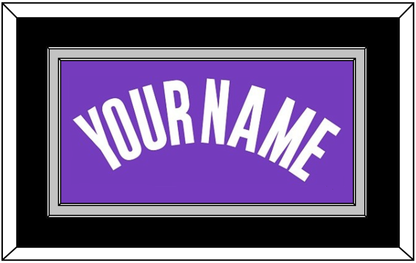 Sacramento Name - Road Purple (2014-2016) - Signature Tier 3