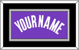 Sacramento Name - Road Purple (2014-2016) - Double Mat 3