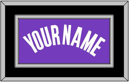 Sacramento Name - Road Purple (2014-2016) - Signature Tier 3