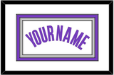 Sacramento Name - Home White (2014-2016) - Triple Mat 1