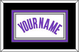 Sacramento Name - Home White (2014-2016) - Triple Mat 3