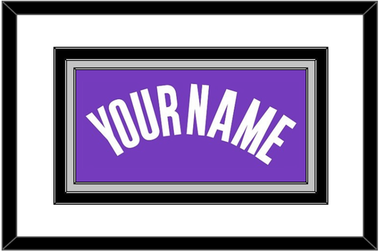 Sacramento Name - Road Purple (2014-2016) - Premier Tier 1