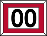 Toronto Number - White Association (2015-2020) - Single Mat 1