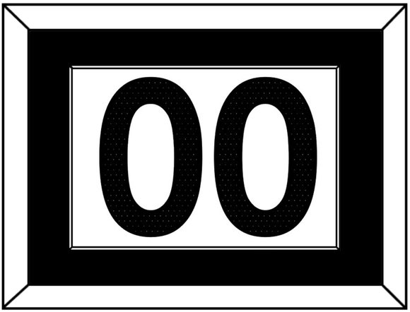 Toronto Number - White Association (2015-2020) - Single Mat 2