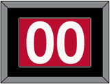 Toronto Number - Red Icon (2015-2020) - Single Mat 2