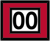 Toronto Number - White Association (2015-2020) - Double Mat 2