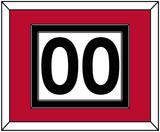 Toronto Number - White Association (2015-2020) - Double Mat 2