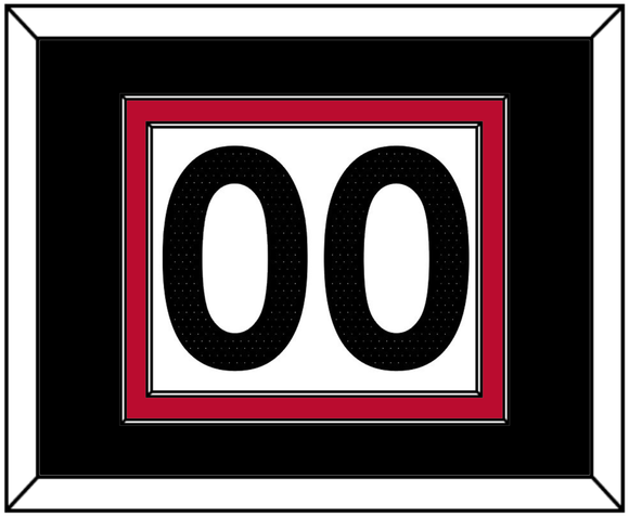 Toronto Number - White Association (2015-2020) - Double Mat 3