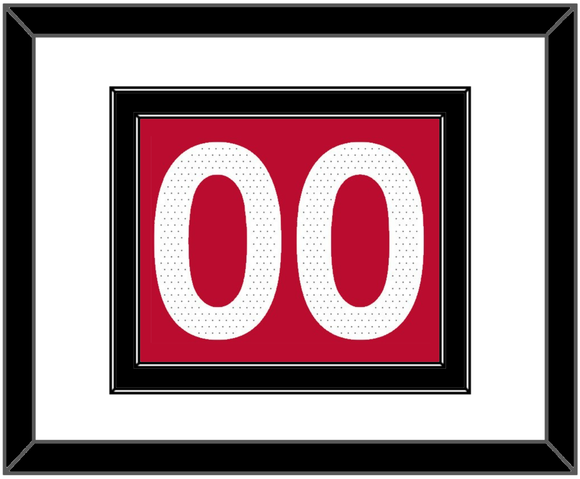 Toronto Number - Red Icon (2015-2020) - Double Mat 1