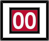 Toronto Number - Red Icon (2015-2020) - Double Mat 1