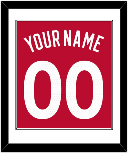 Toronto Name & Number - Red Icon (2015-2020) - Essential Tier 1