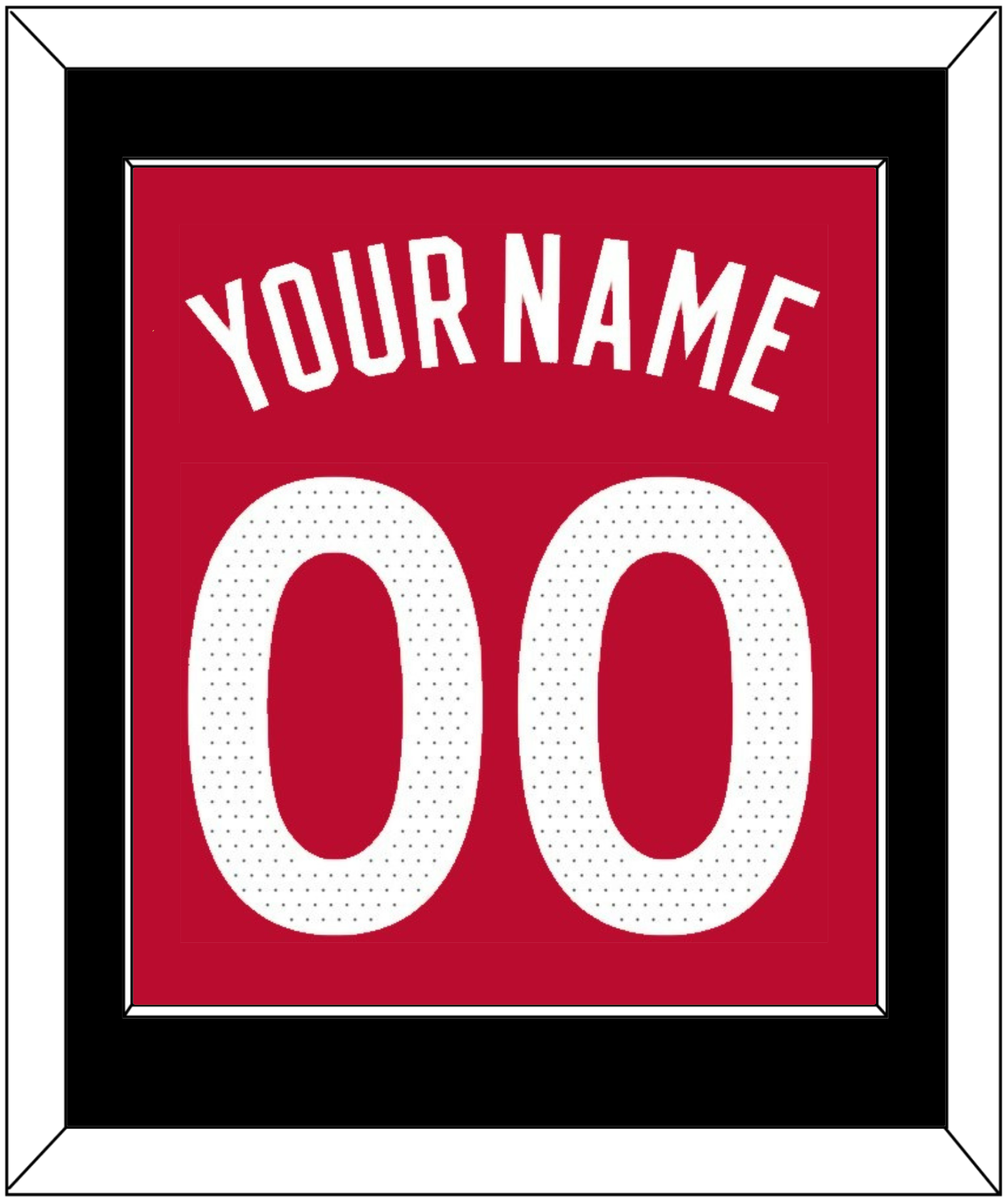 Toronto Name & Number - Red Icon (2015-2020) - Essential Tier 2