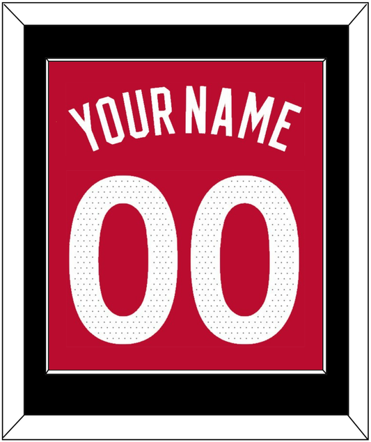 Toronto Name & Number - Red Icon (2015-2020) - Essential Tier 2