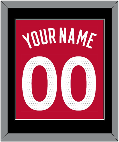 Toronto Name & Number - Red Icon (2015-2020) - Essential Tier 2