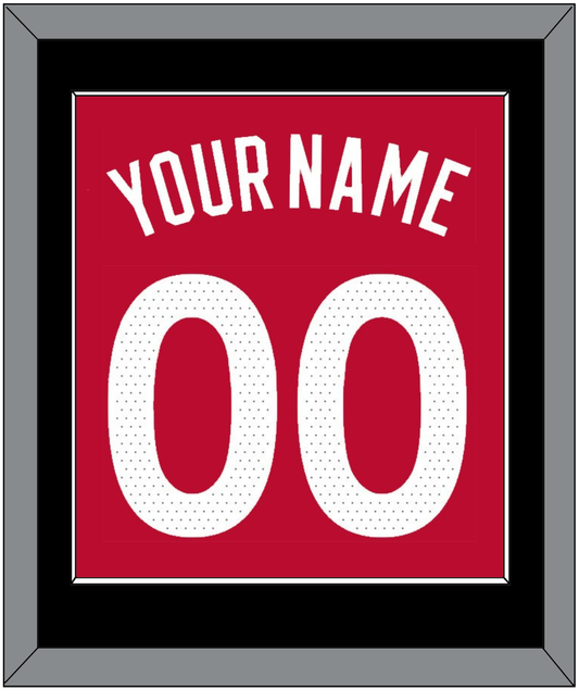 Toronto Name & Number - Red Icon (2015-2020) - Essential Tier 2