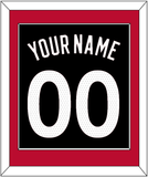 Toronto Name & Number - Black Statement (2015-2020) - Single Mat 2