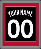 Toronto Name & Number - Black Statement (2015-2020) - Single Mat 2