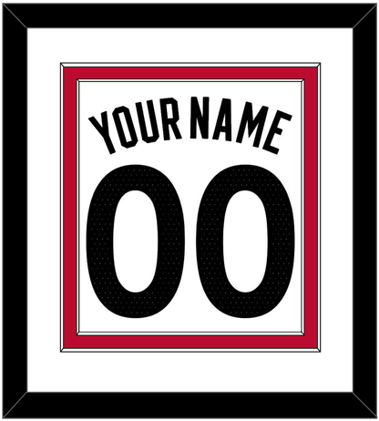Toronto Name & Number - White Association (2015-2020) - Signature Tier 1