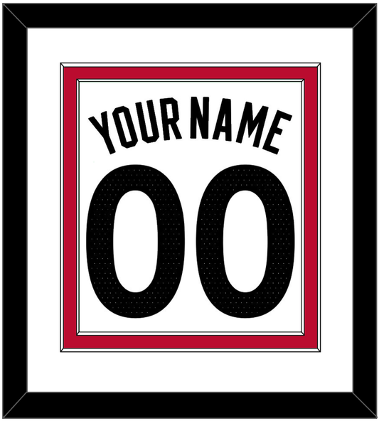 Toronto Name & Number - White Association (2015-2020) - Signature Tier 1