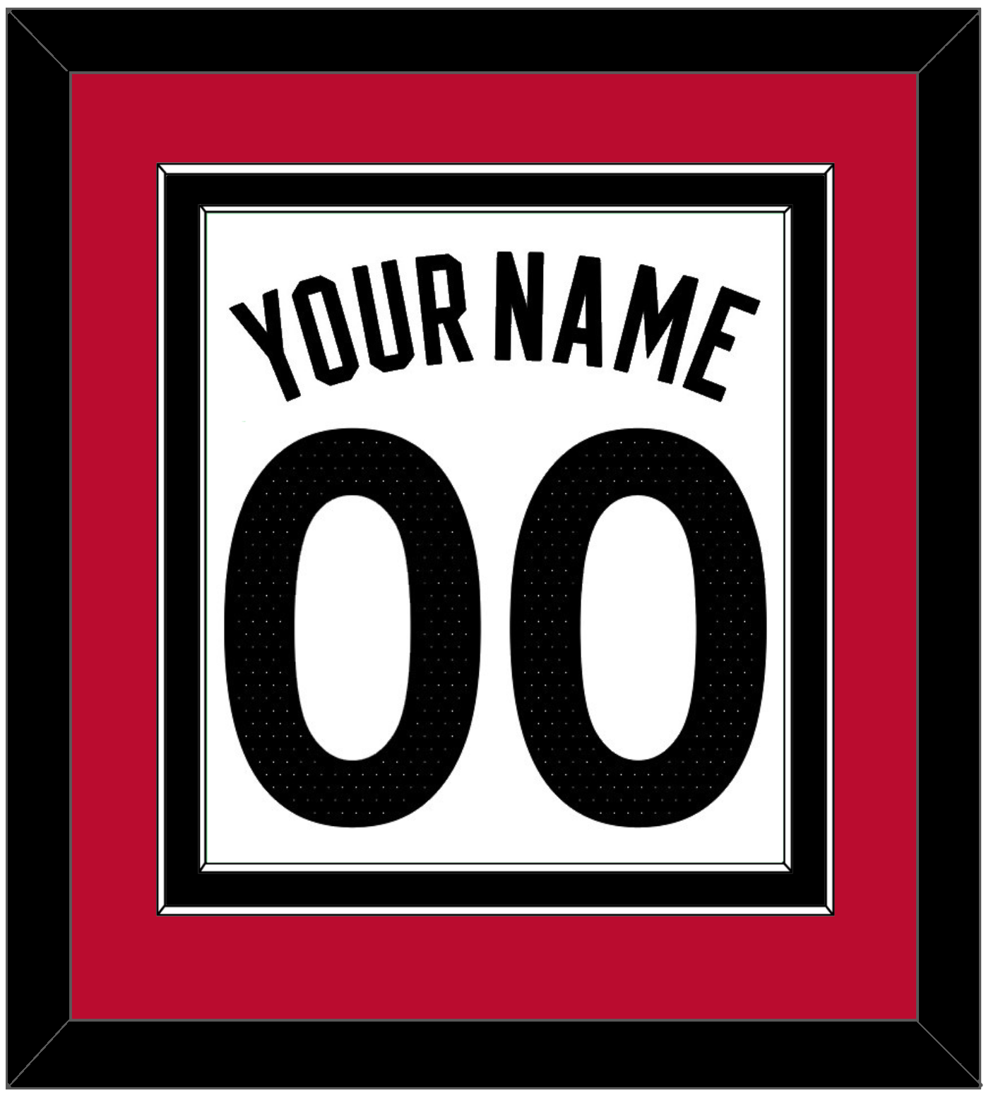 Toronto Name & Number - White Association (2015-2020) - Signature Tier 2