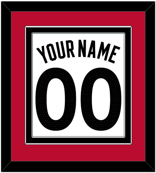 Toronto Name & Number - White Association (2015-2020) - Signature Tier 2