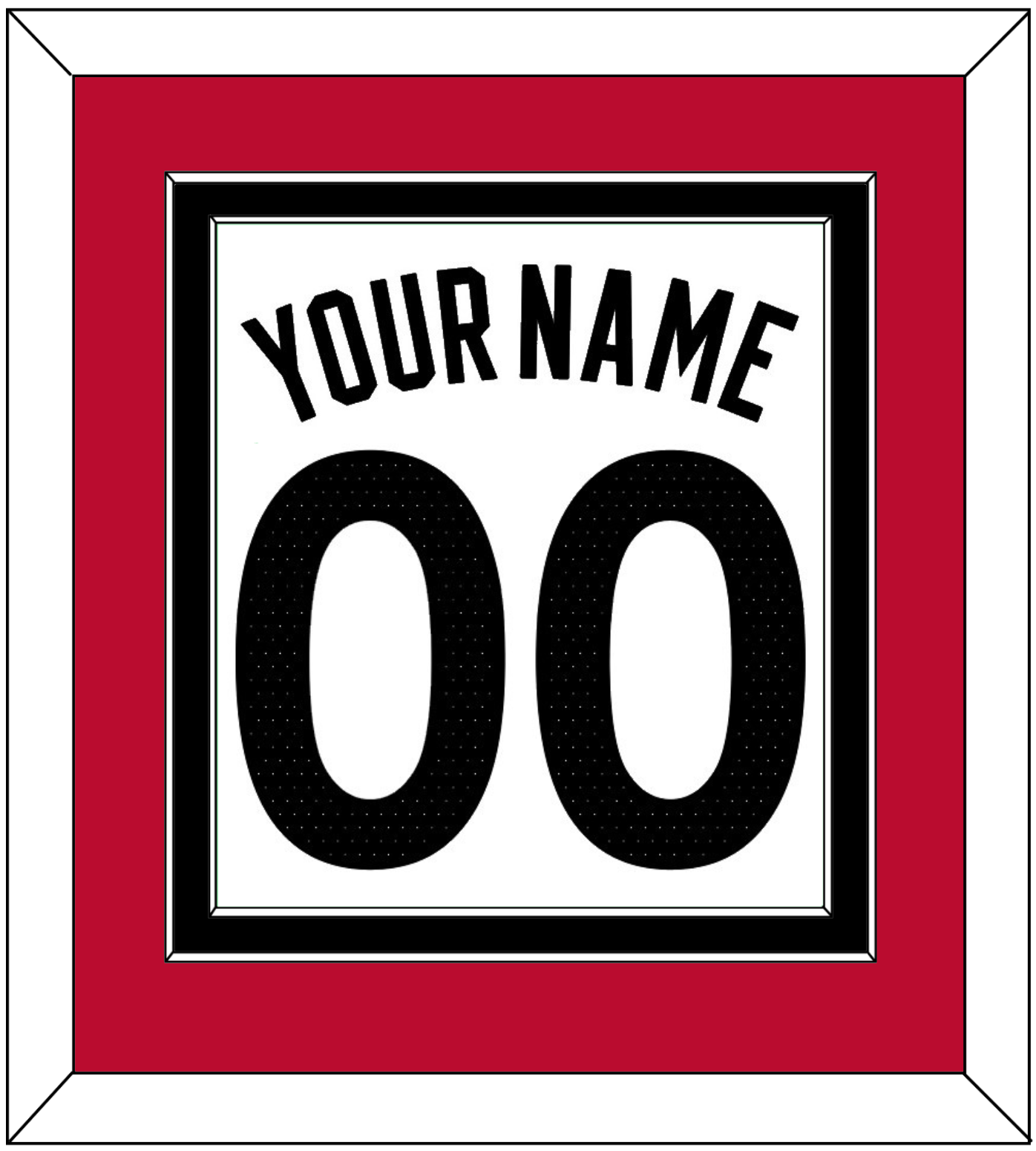 Toronto Name & Number - White Association (2015-2020) - Signature Tier 2