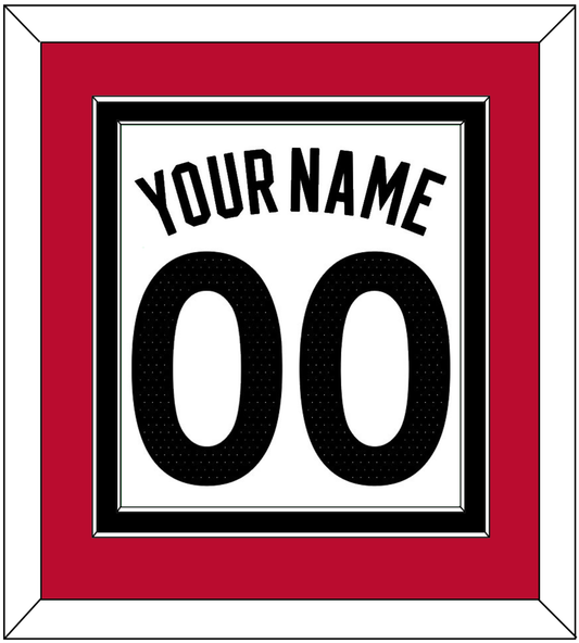 Toronto Name & Number - White Association (2015-2020) - Signature Tier 2